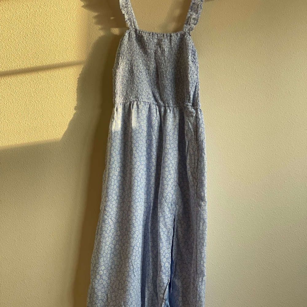 Abercrombie & Fitch smock bodice midi dress